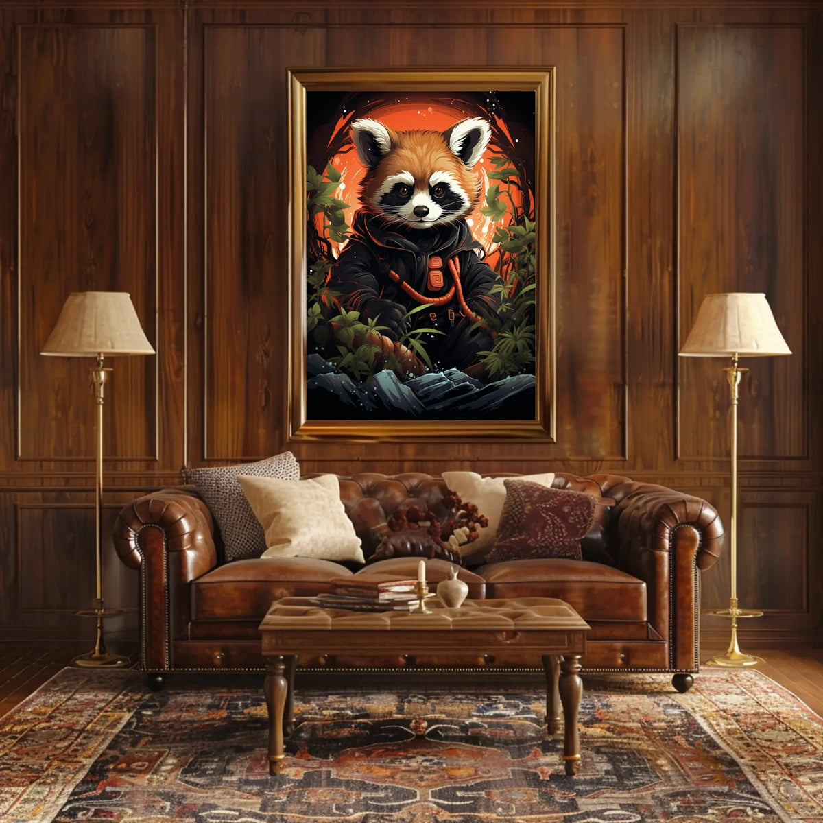 The Adventurous Red Panda Poster