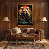 The Adventurous Red Panda Poster