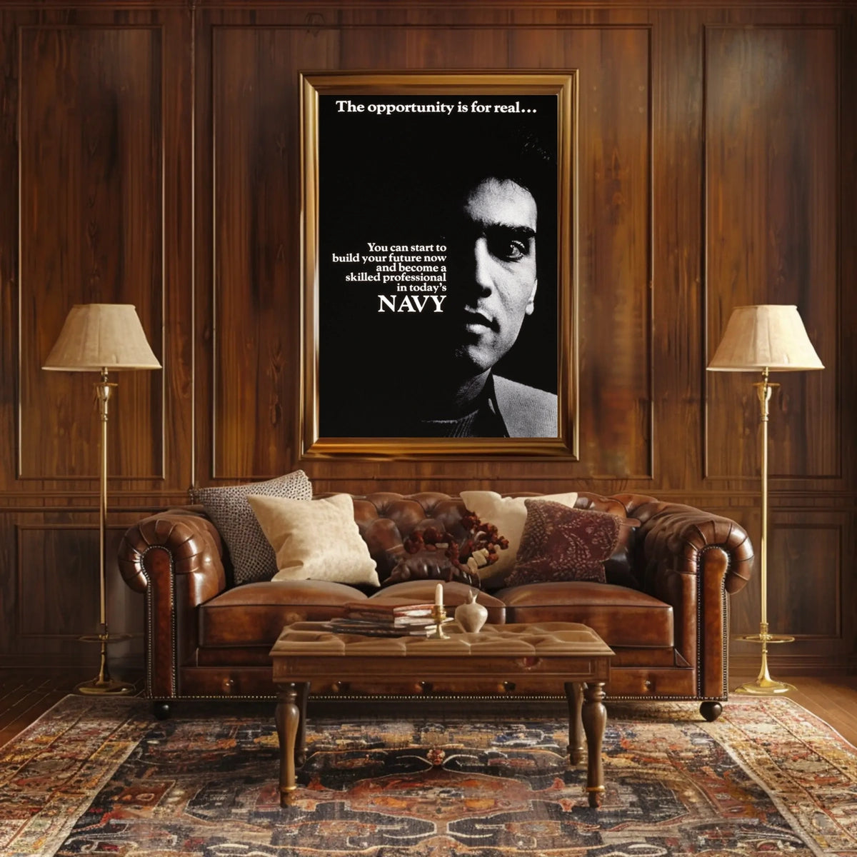 Navy Recruitment: Build Your Future with Us Military Recruitment Poster