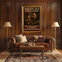 Careless Talk Costs Lives Poster