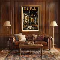 Dubai Poster Modernity Meets Tradition Wall Art For Home