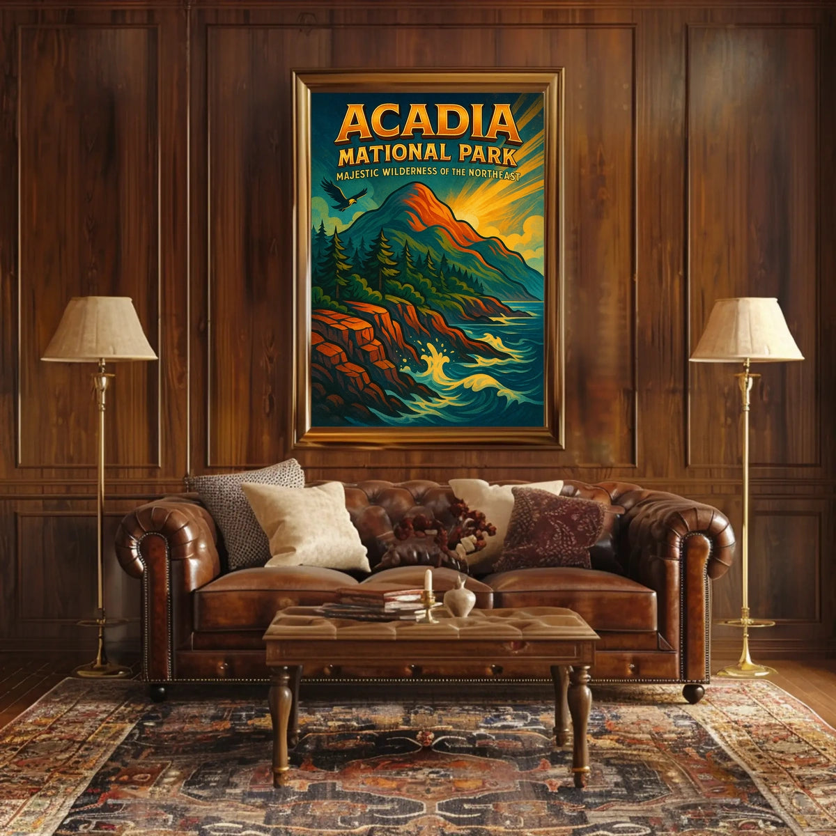 Acadia National Park Majestic Poster