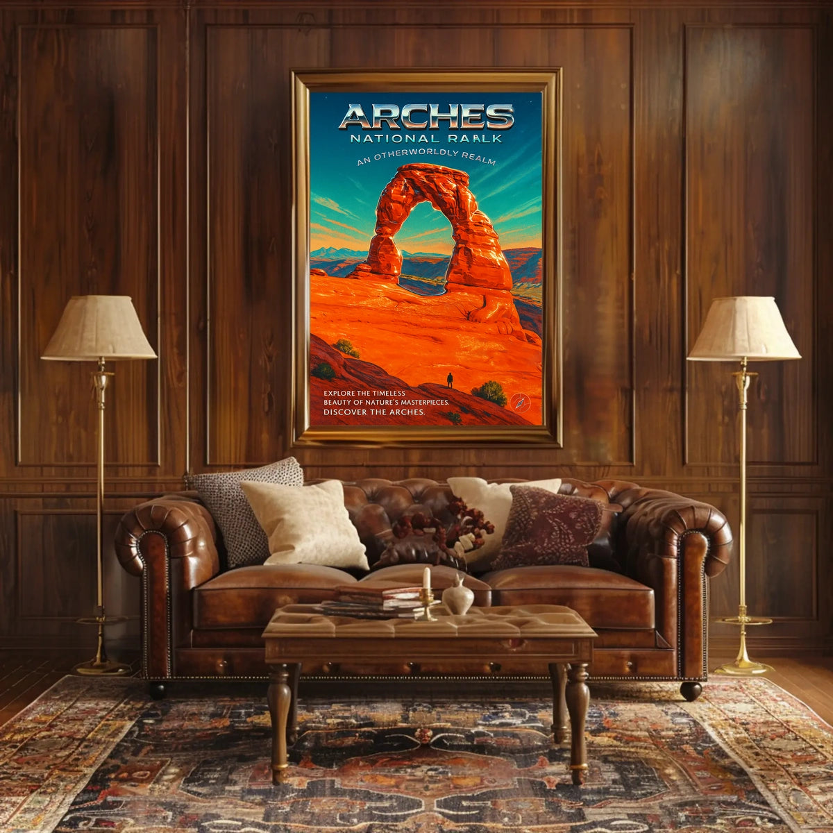 Discover The Arches An Otherworldly Poster