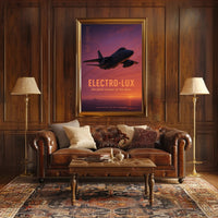 Lockheed ES-3A Shadow in Flight Aviation Poster