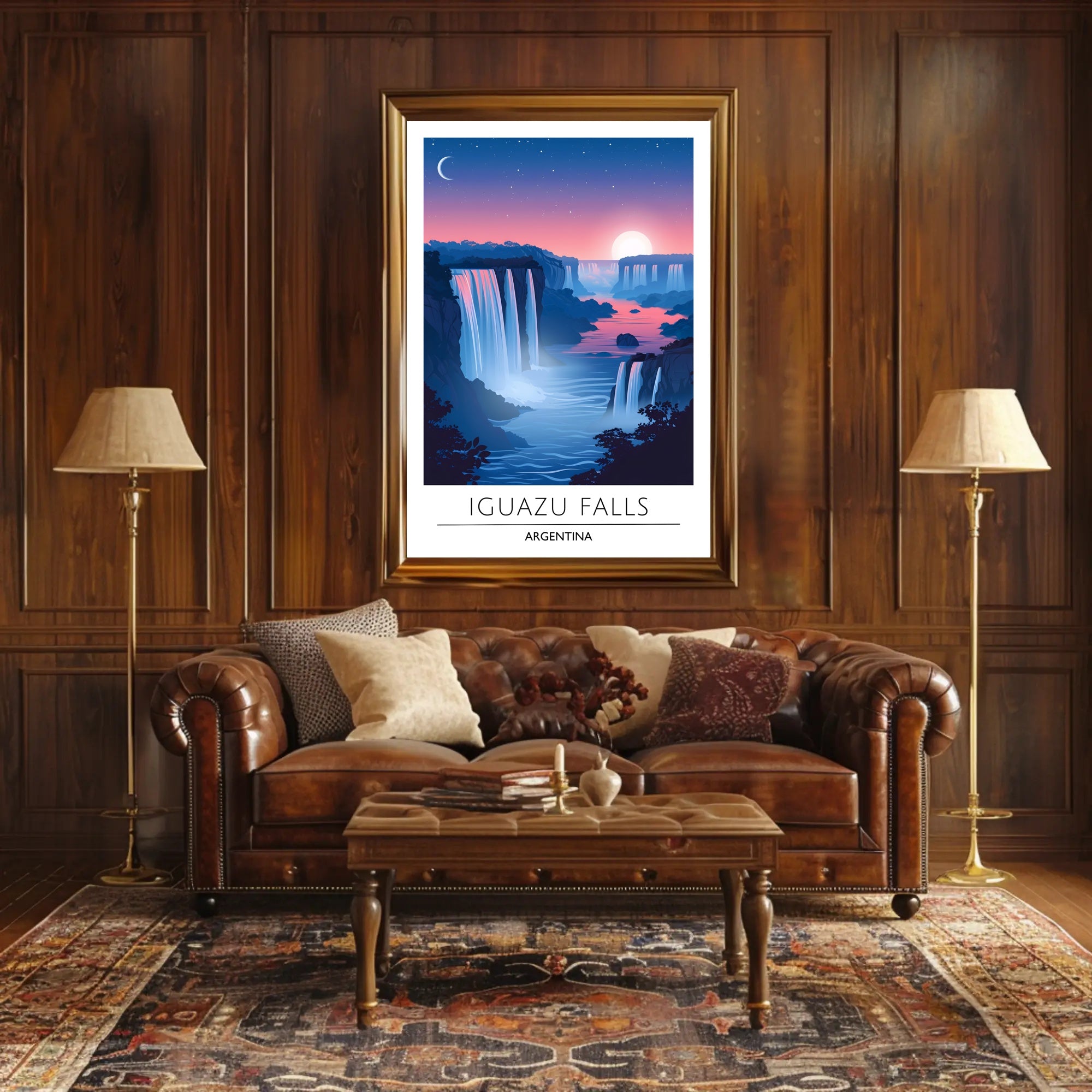 Iguazu Falls Dreamscape Travel Poster