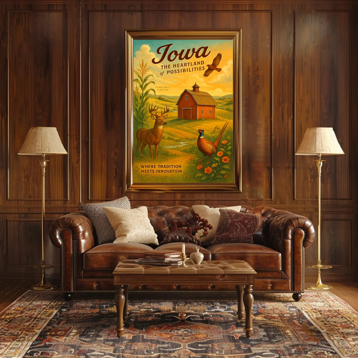 Iowa The Heartland of Possibilities Poster