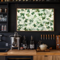 Lush Greenery and Gold Accents Poster