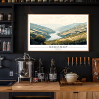 Douro Valley Portugal Scenic Travel Poster