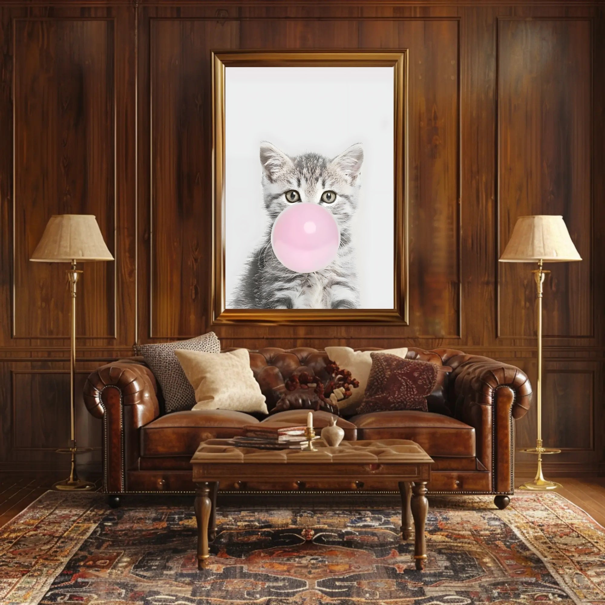Bubblegum Kitten Poster