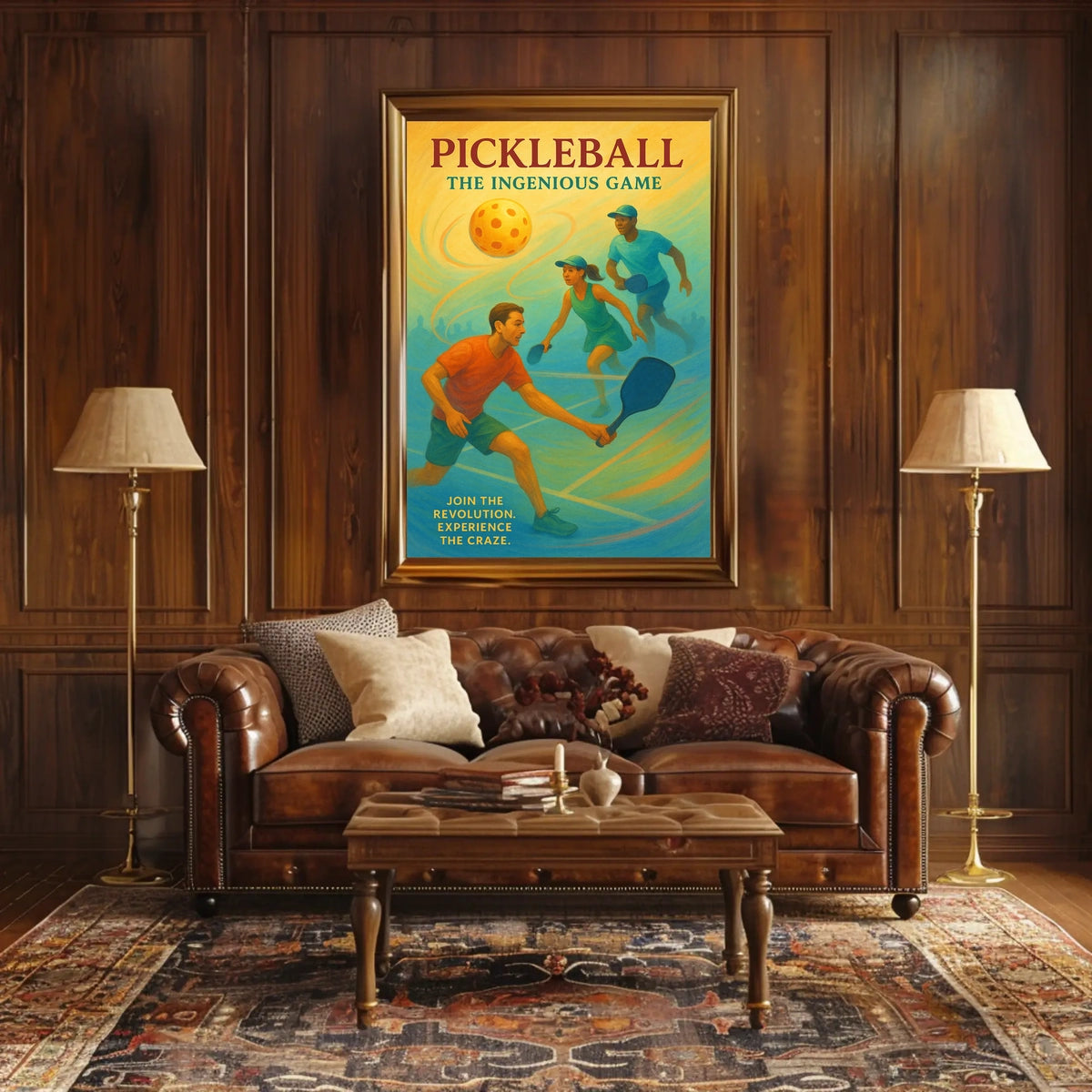 Pickleball The Ingenious Game Poster