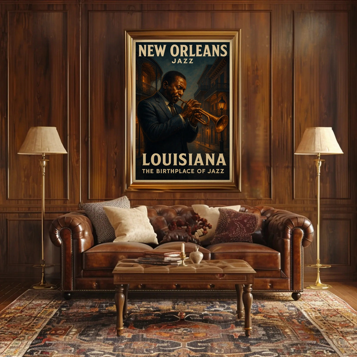 New Orleans The Birthplace Of Jazz Poster