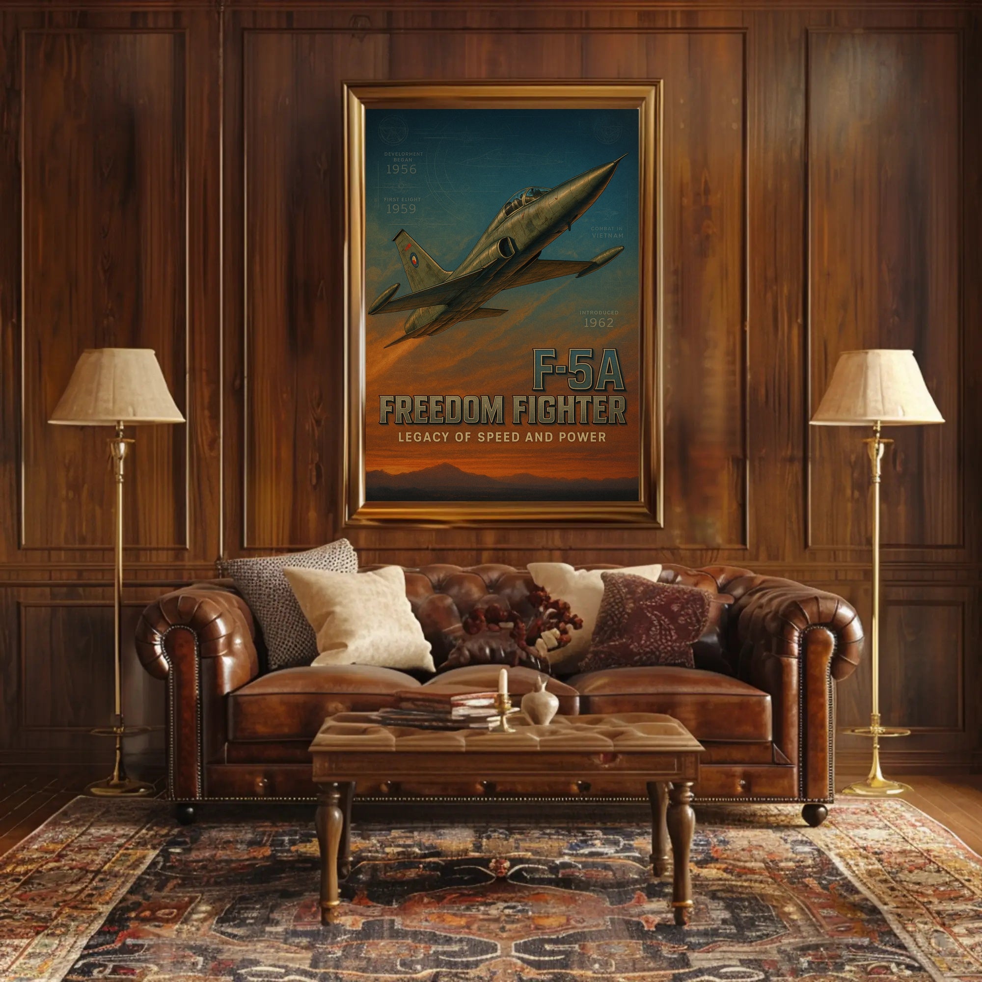 F-5A Freedom Fighter Poster PosterGoat