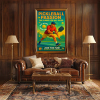 Pickleball Passion Poster