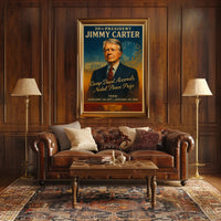 Jimmy Carter Legacy Vintage Presidential Poster