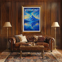 Vermont Mountain Reflection Poster