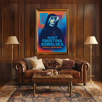 Saint Faustina Kowalska Apostle of Divine Mercy Poster