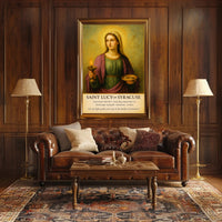 Saint Lucy of Syracuse Poster PosterGoat
