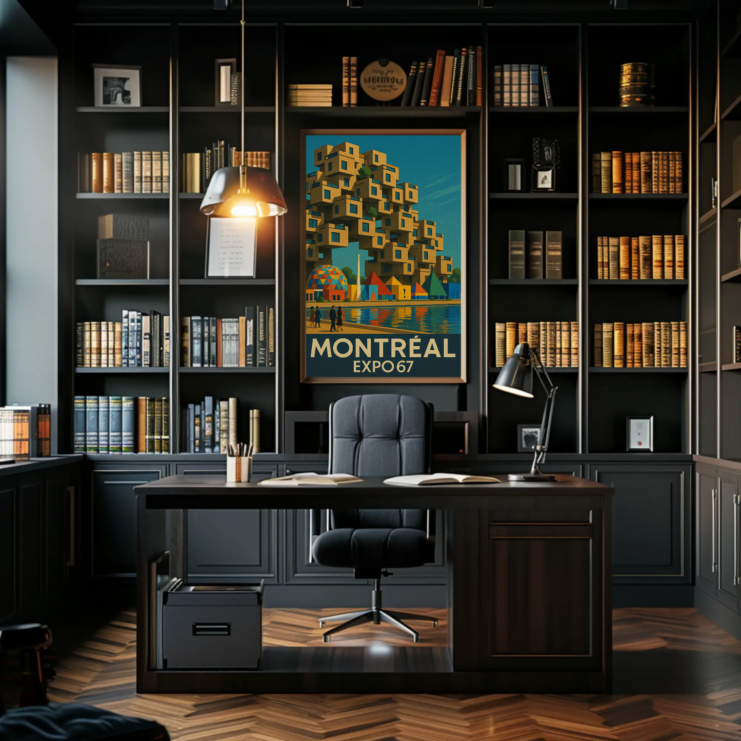 Montreal Expo 67 Habitat Travel Poster