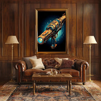 Galactic Ray Gun Poster