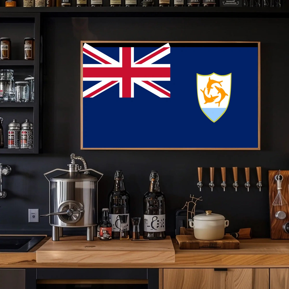 Anguilla Flag Poster