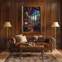 Cozy Mountain Retreat Poster