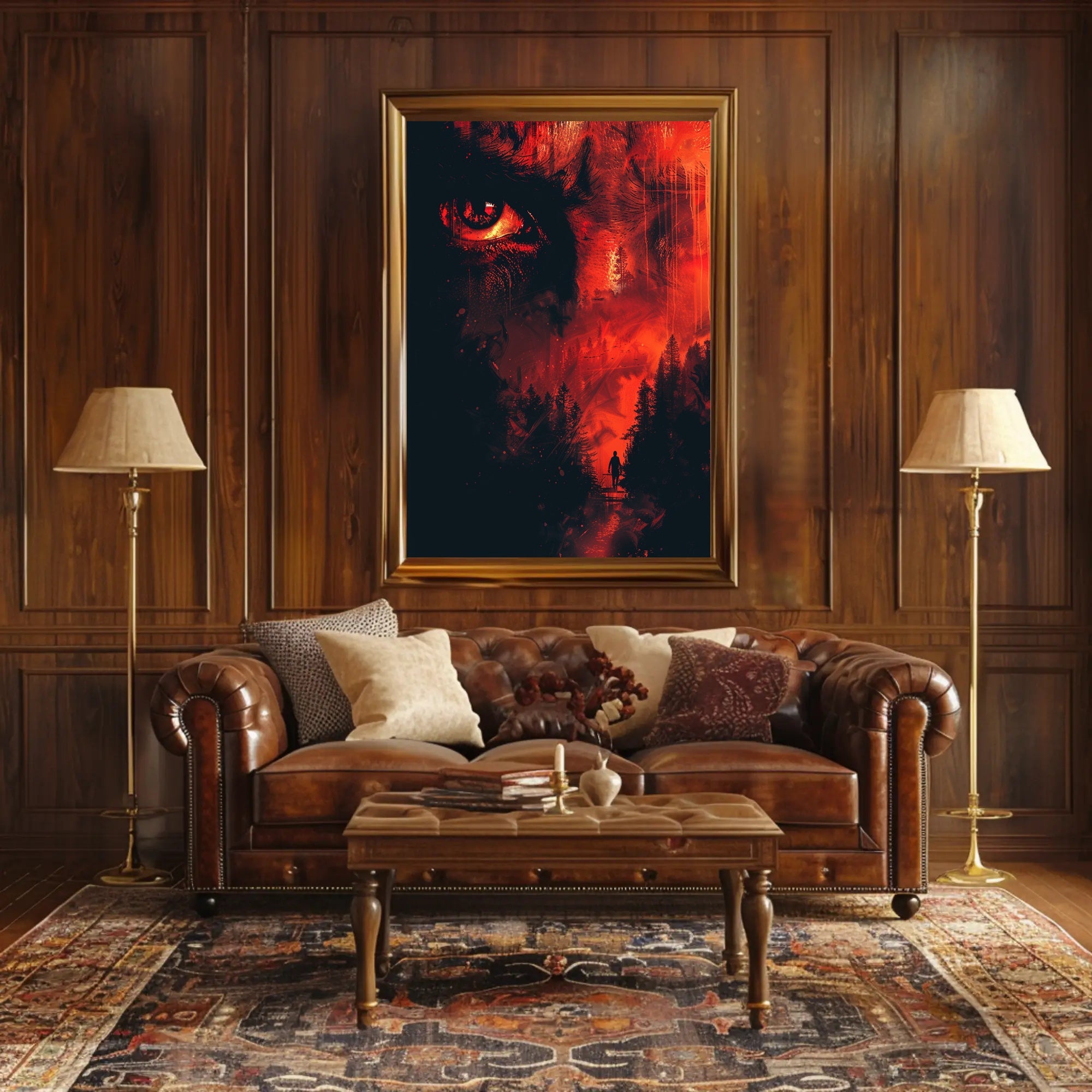 Dramatic Eye Wilderness Art: Fantasy or Mythology Poster PosterGoat