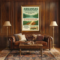 Arkansas The Natural State Poster