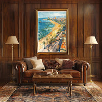 Coastal Cityscape Poster PosterGoat