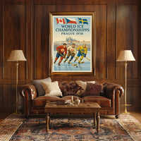 World Ice Championships Prague 1938 Poster