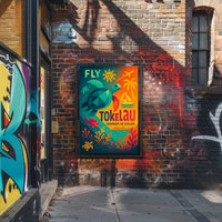 Fly Tokelau Travel Adventure Explore Island Paradise Travel Poster PosterGoat