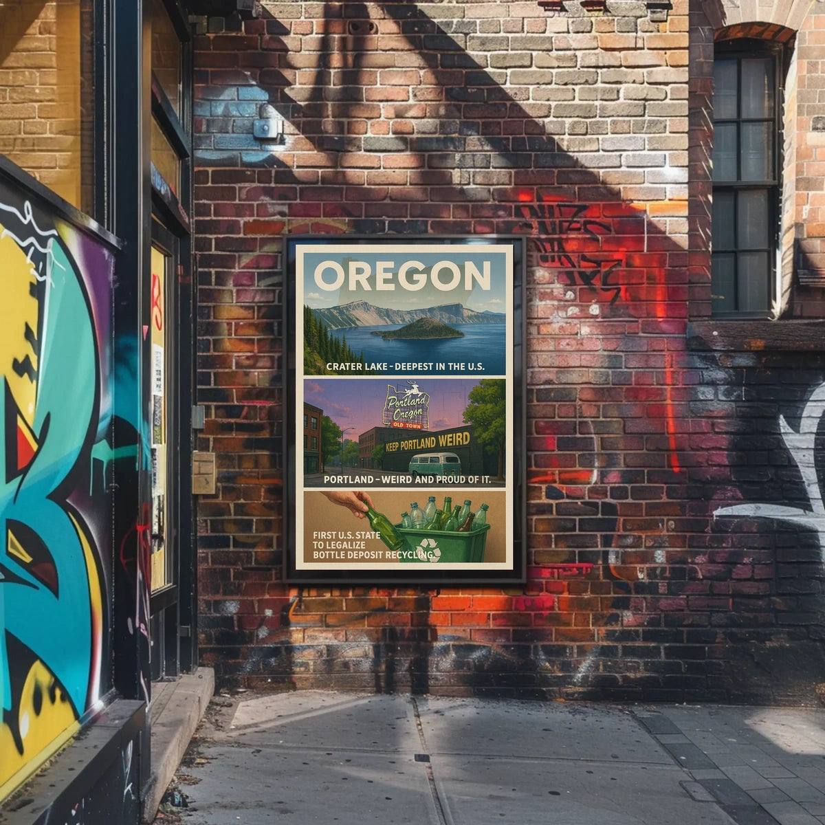 Oregon Highlights Poster