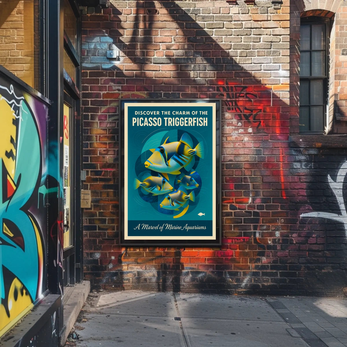 Discover the Charm of the Picasso Triggerfish Poster