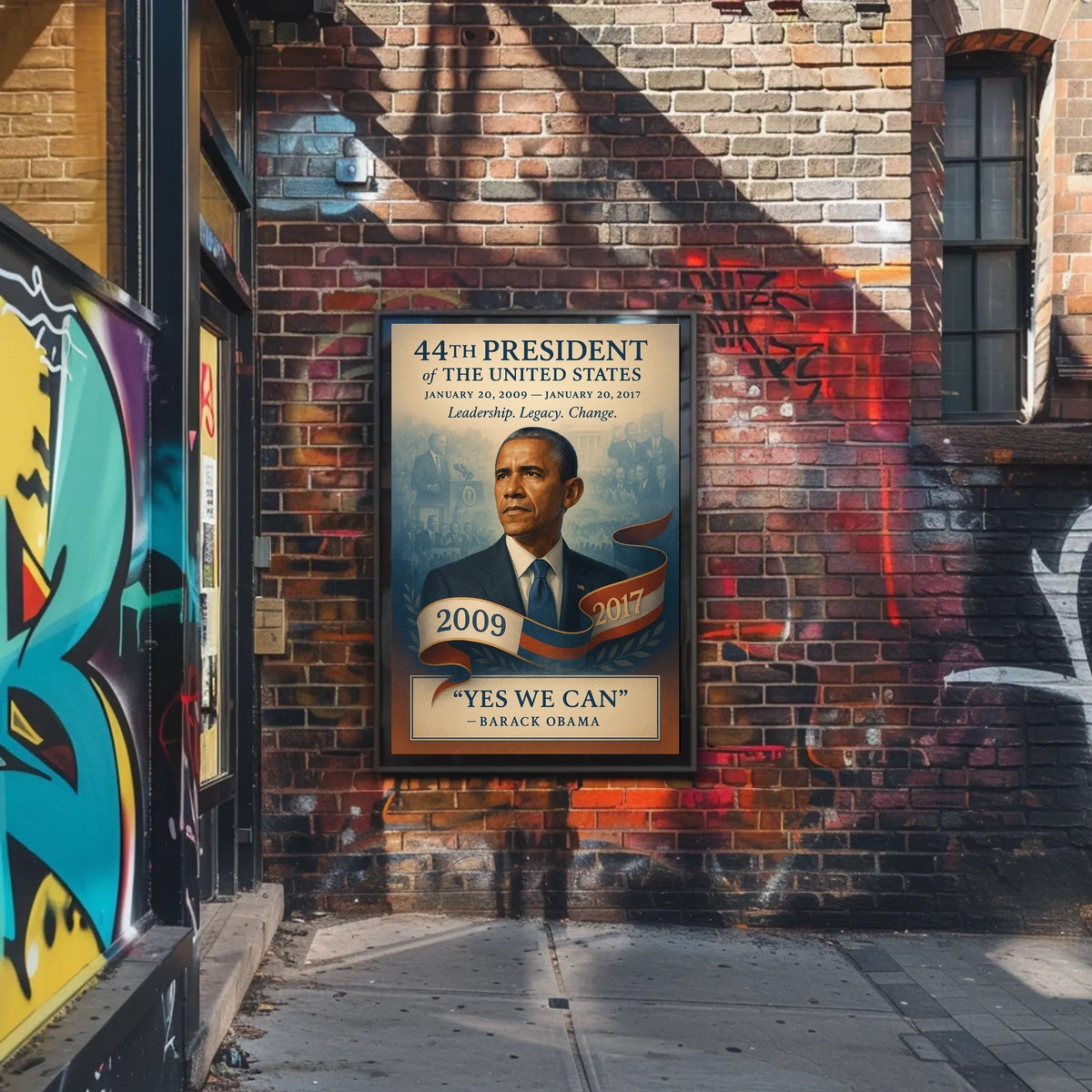 Barack Obama's Legacy Celebrated Historical or Presidential Poster