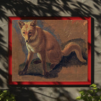 Majestic Fox Painting in Classic Animal Poster