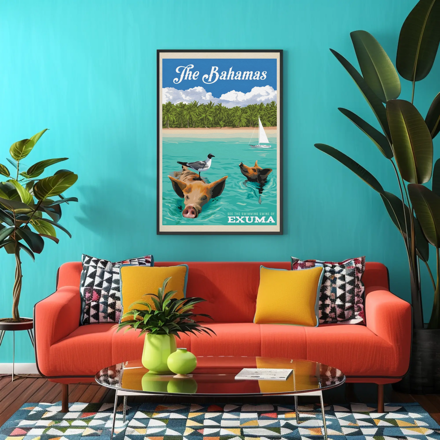 Vintage Poster The Bahamas Exuma