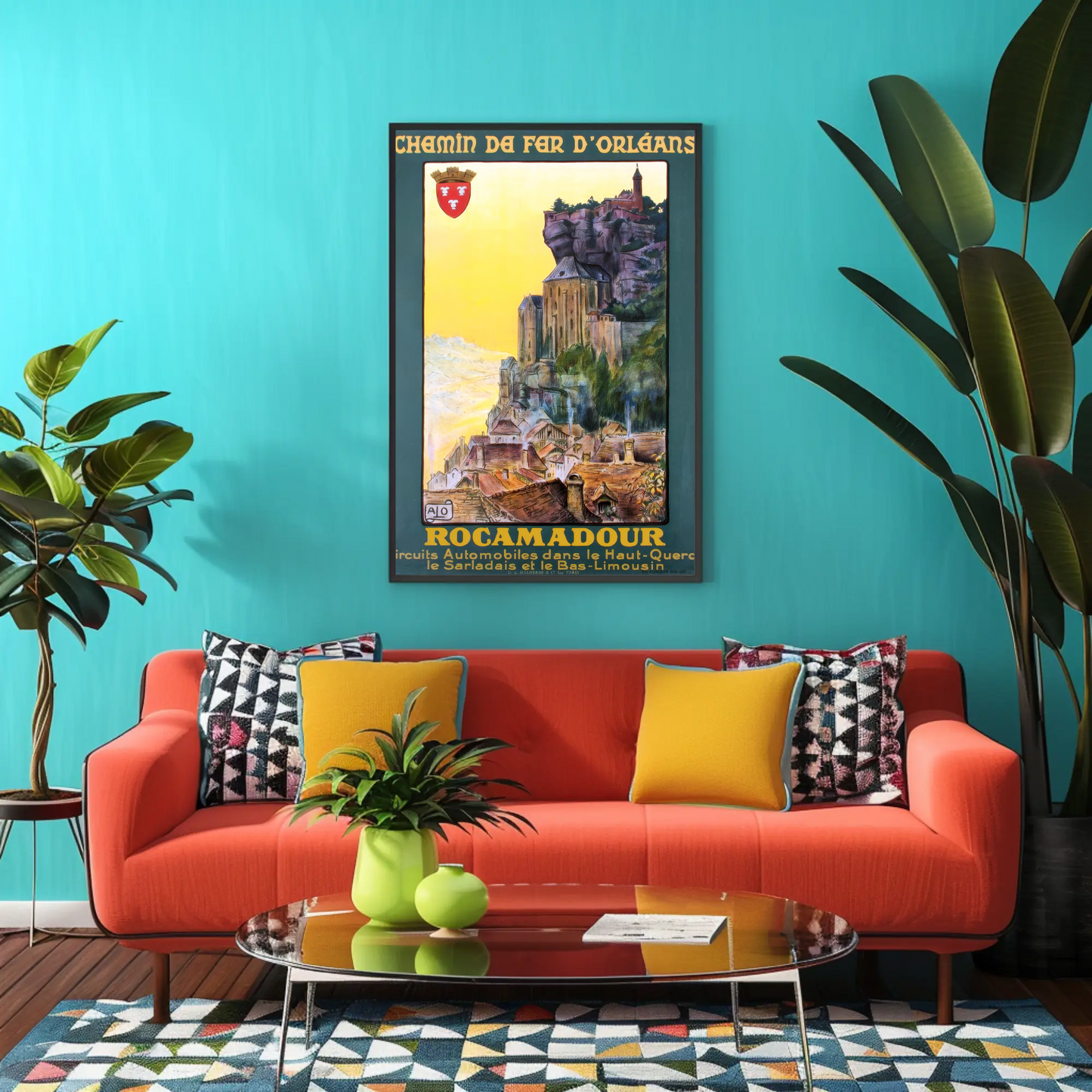 Rocamadour Travel Poster