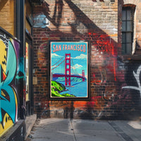 San Francisco Golden Gate Bridge Poster