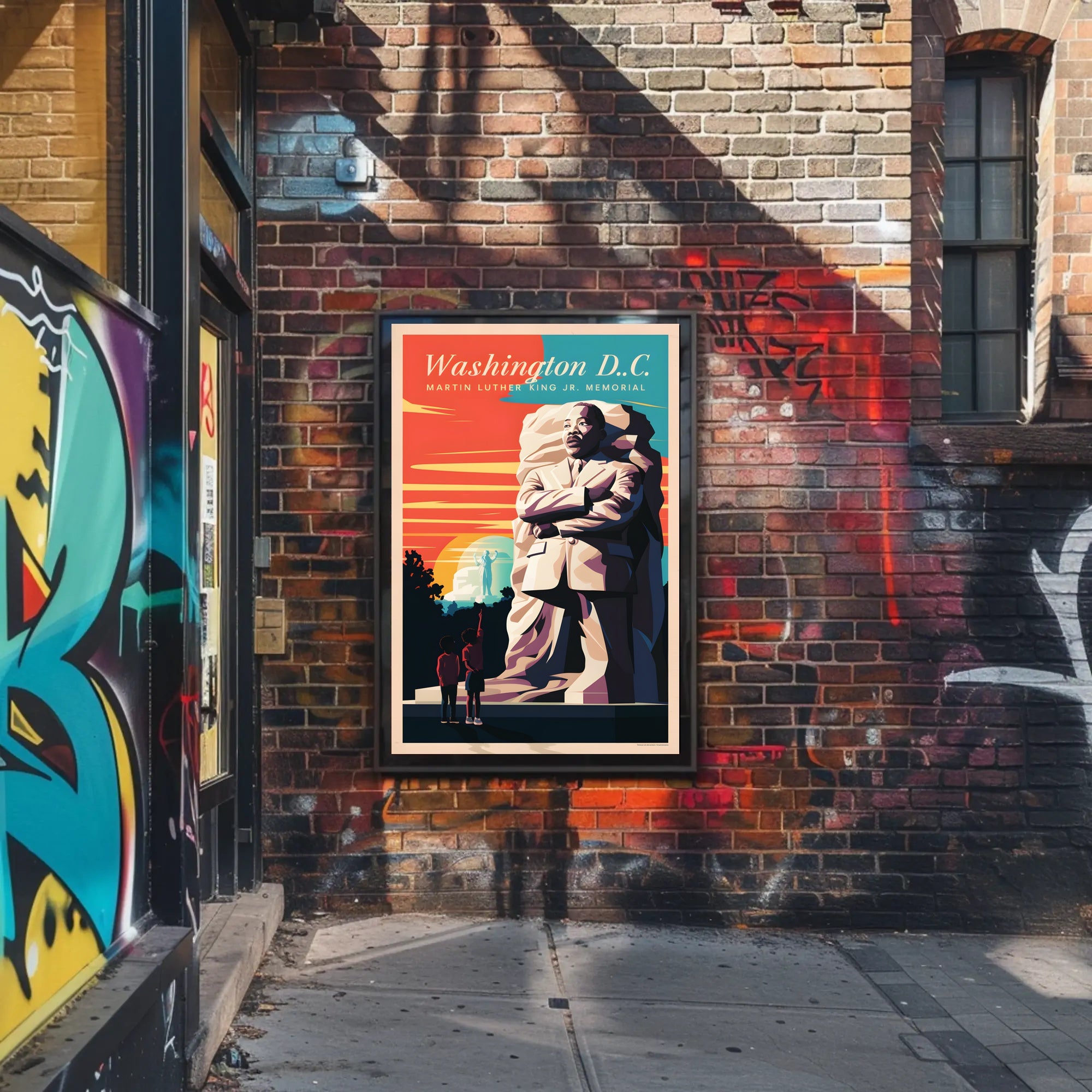 Washington D.C. Martin Luther King Jr. Memorial Poster