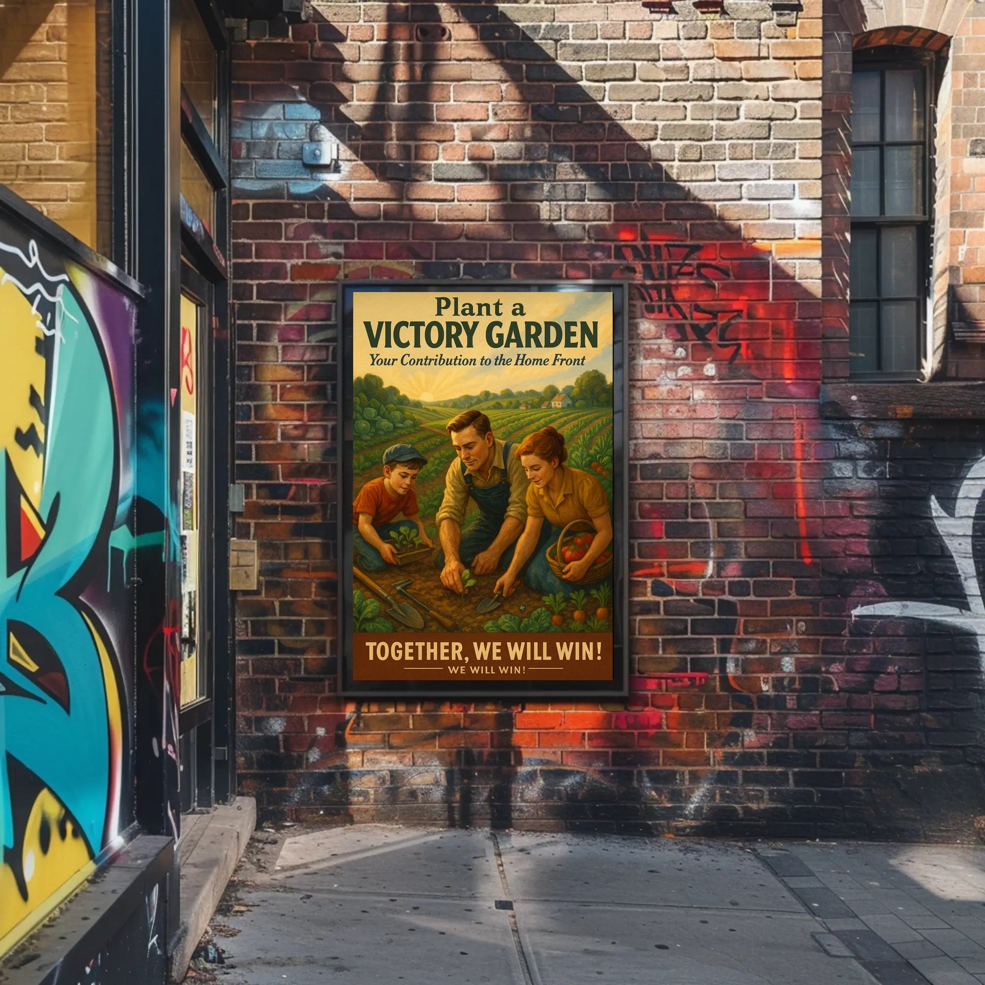 Victory Garden Propaganda Poster