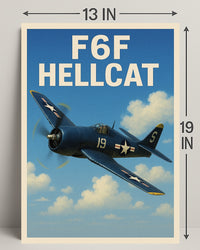 F6F Hellcat Poster PosterGoat