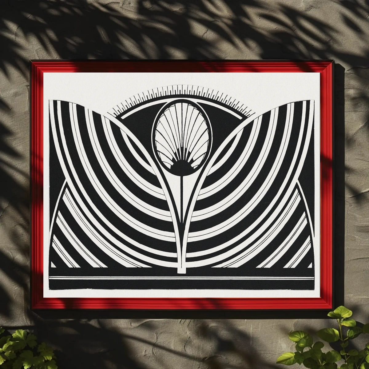 Abstract Geometric Art Deco Modern Symmetrical Poster