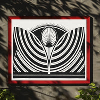 Abstract Geometric Art Deco Modern Symmetrical Poster
