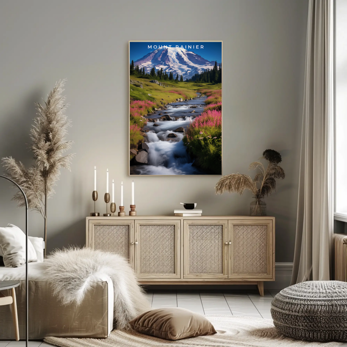 Mount Rainier National Park Poster