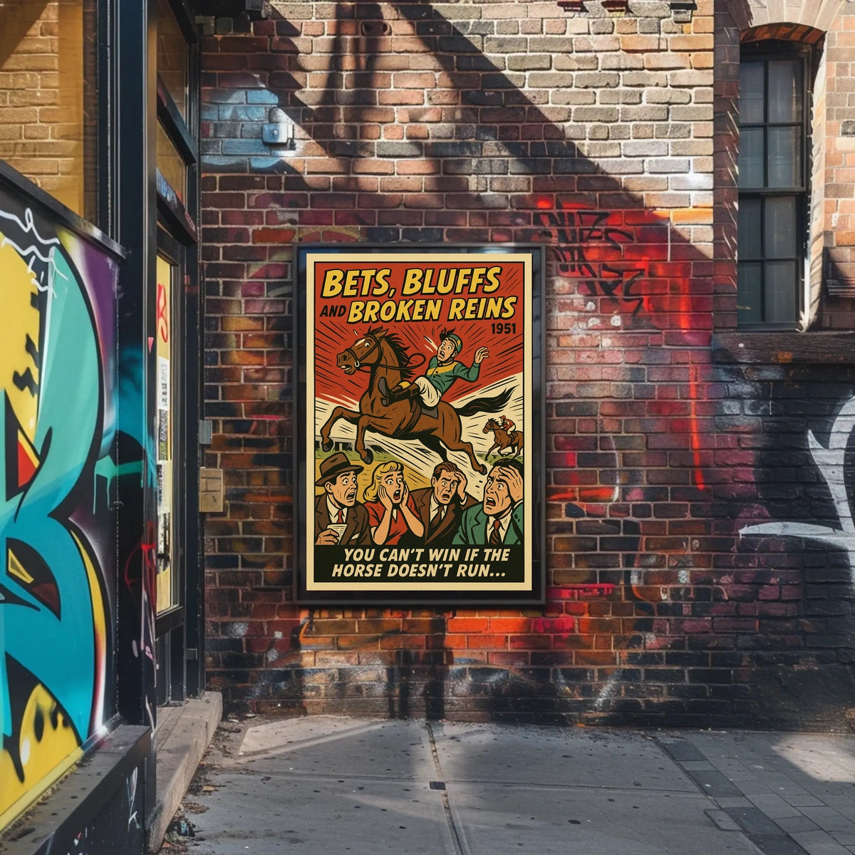 Bets, Bluffs, and Broken Reins Poster