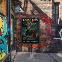 Loose Lips Might Sink Ships Poster