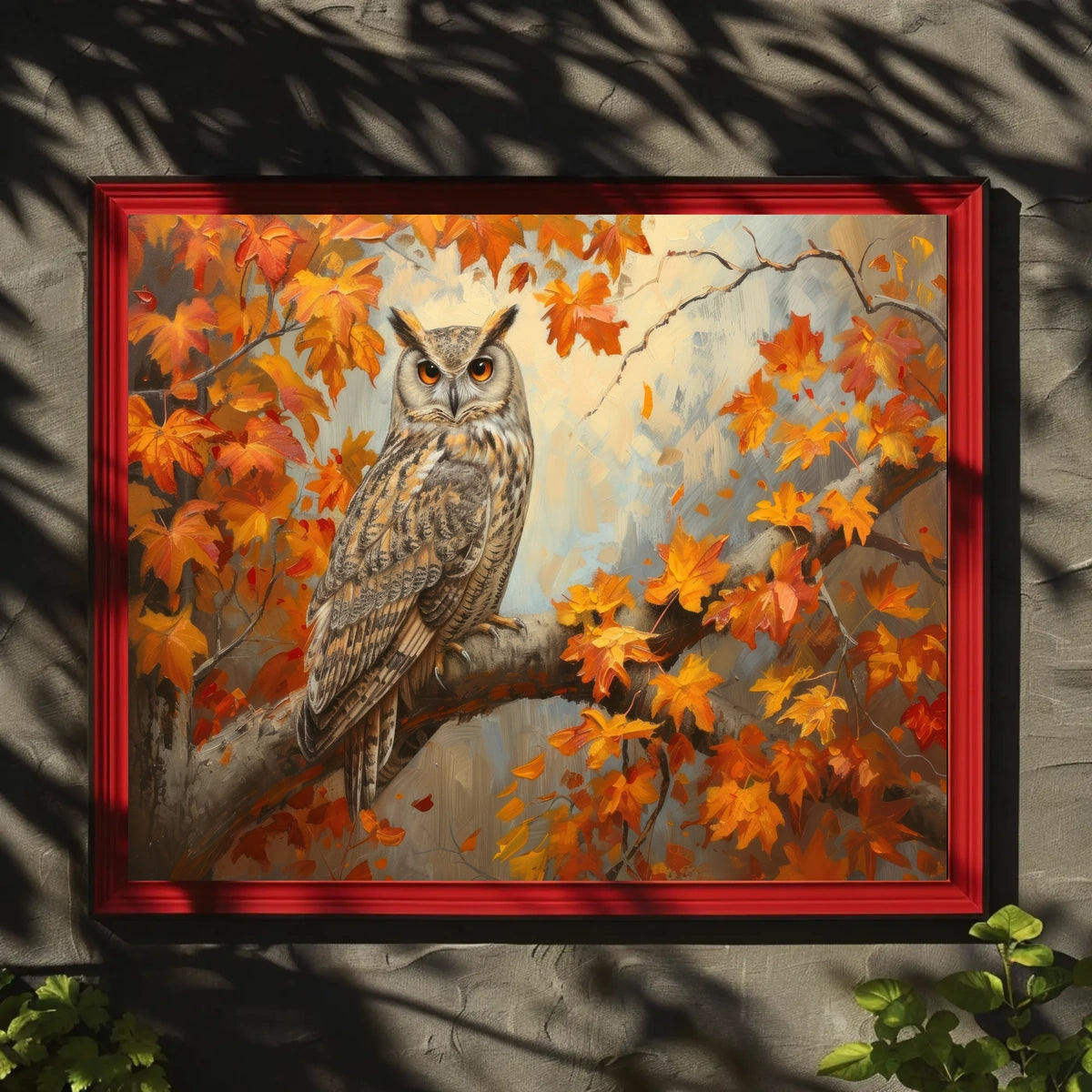 Autumn Owl Poster