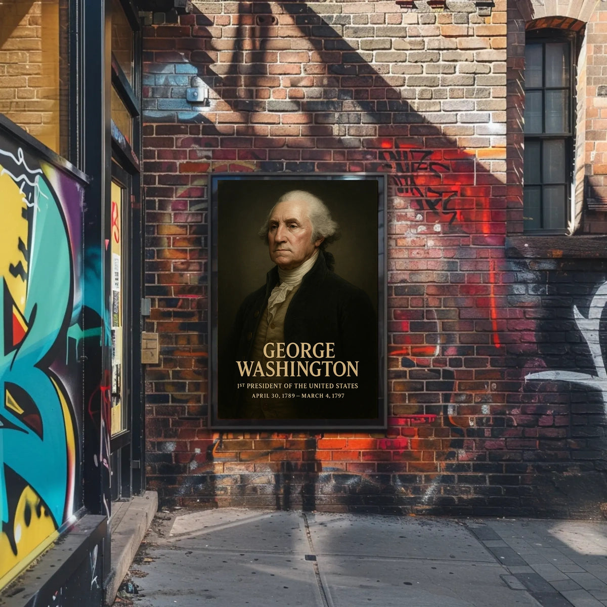 George Washington 1st President Poster