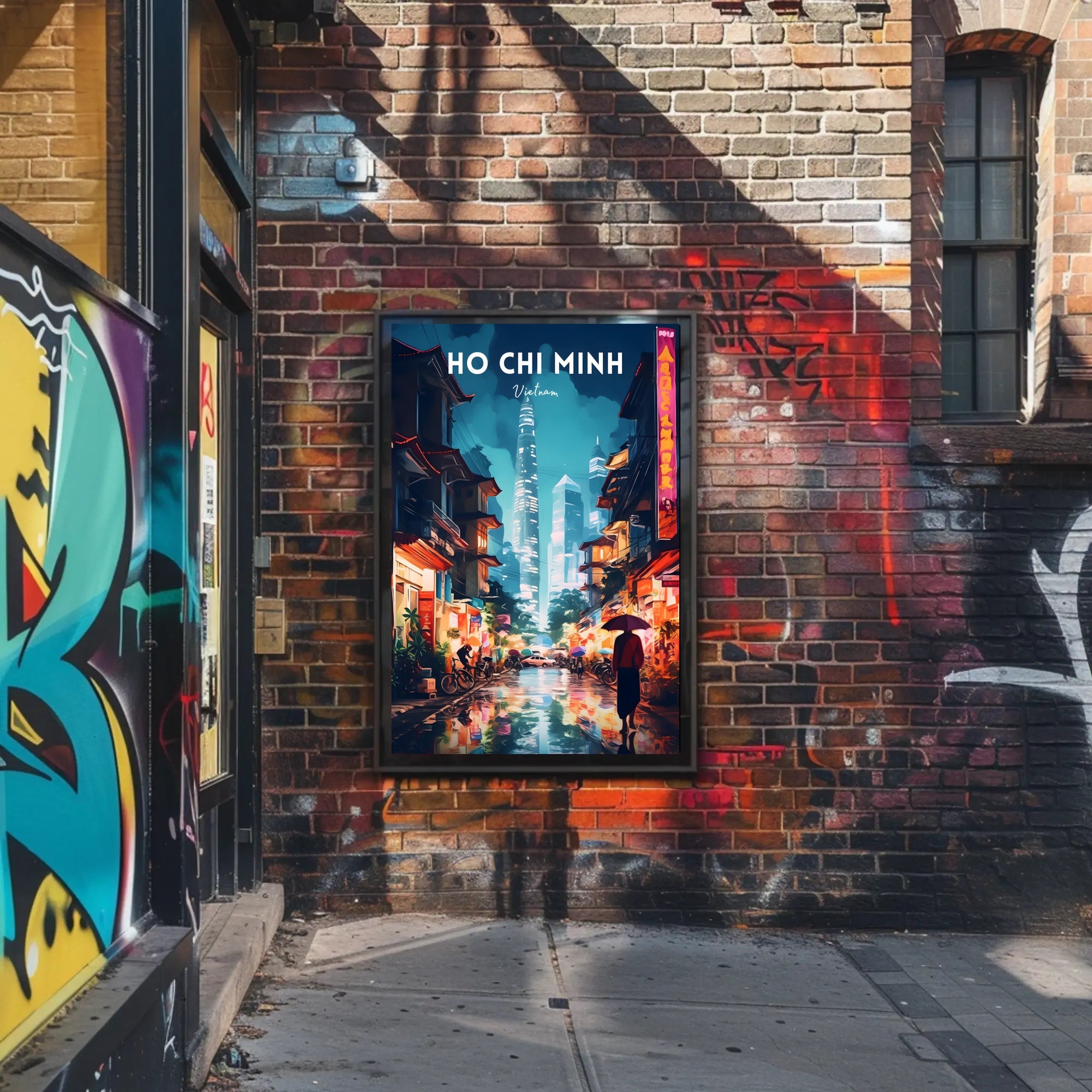 Ho Chi Minh Cityscape Poster