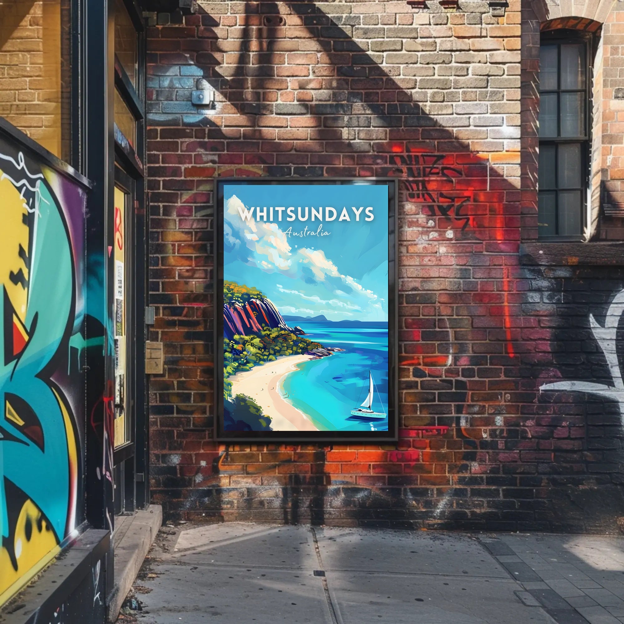 Whitsundays Tropical Getaway Travel Poster