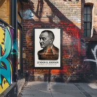 Lyndon B. Johnson 36th President of the United States Reflections Poster